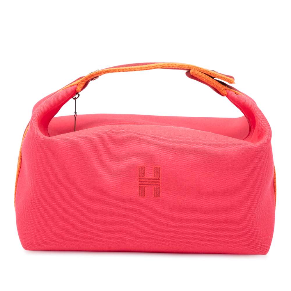 Pre-Loved Hermes Large Toile Bride A Brac Case